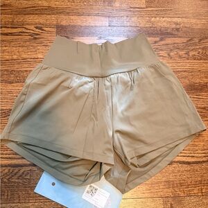 HALARA Withered Green High-Waisted Women's Shorts